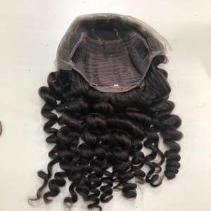 Peluca de cabello Remy virgen de alta calidad, peluca ondulada de cuerpo de encaje HD con extensión de cabello teñido, peluca de cabello humano - Product Image 1