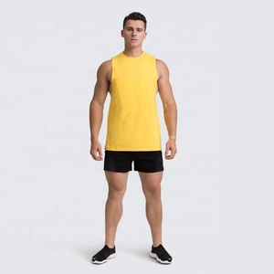 Wholesale Men's Custom Made Tank Top Quick Dry Sleeveless Breathable Training <b>Running</b>/Gym/Workout Tank Vest <b>Singlet</b> - Product Image 3