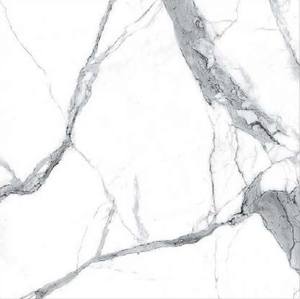 Carreaux de sol en céramique NM-018 de 500x500mm finition brillante 14-17% Absorption d'eau 8mm d'épaisseur antidérapant antibactérien blanc marque NCRAZE - Product Image 1