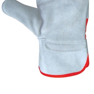 Vente en gros de gants en cuir de gréeur canadiens du Pakistan Cuir de vachette fendu Usage quotidien Gants de travail durables les plus vendus - Product Image 3