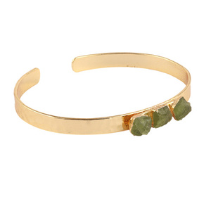 กำไลข้อมือทอง24K สำหรับสตรีสวยปรับได้กำไลข้อมือแฟชั่นสไตล์เพอริโดท - Product Image 4