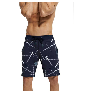 Pantalón Corto de Algodón Liso para Hombre, Ropa de Deporte, Gimnasio, Fitness, Playa, Vacaciones, Sudor, Verano - Product Image 1