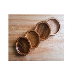 Set of 6 Wooden <b>Mug</b> Cup Coasters With Holder Classic Design Round Shape Cup Glass Coaster Set At <b>Cheap</b> Price - Product Image 6