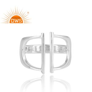 Nouvelle bague ajustable en argent sterling 925 de qualité supérieure, bijoux en argent sterling, fournisseur de bijoux, collection classique - Product Image 2