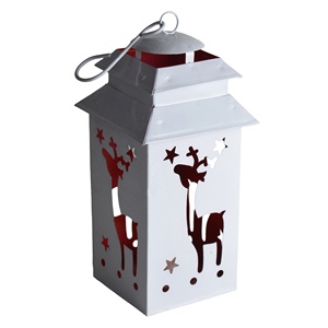 Linterna colgante para decoración interior, vela votiva, el mejor para festividades, diseño de Navidad, acabado pintado, diseño de decoración del hogar - Product Image 1