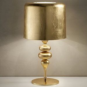 โคมไฟทรงหม้อทองเหลืองโคมไฟตั้งโต๊ะโคมไฟกลางคืนข้างเตียง - Product Image 2