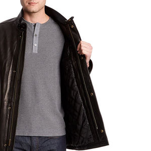 Hot Sale Industrial Heat <b>Welding</b> Safety Winter Long Leather Unisex Coats Best Price - Product Image 2