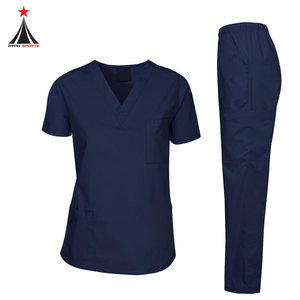 Haut de gommage en tissu doux pour uniforme d'hôpital personnel de service OEM infirmière de gommage uniforme d'hôpital - Product Image 1
