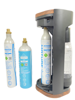 Réservoir de stockage de CO2 sous pression en aluminium de qualité alimentaire 0,6 L avec valve