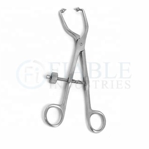 Steel Pelvic Reduction Forceps with Angled Short <b>Ball</b> Tips Surgical Instruments Medical Equipment - Product Image 2