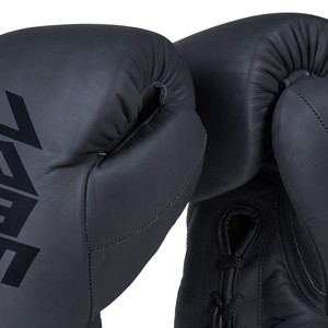 Gants de boxe en cuir à lacets et gants d'entraînement pour hommes - Product Image 3