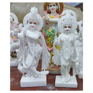 หินอ่อนที่ทำด้วยมือลอร์ด Radha กฤษณะ - Product Image 1