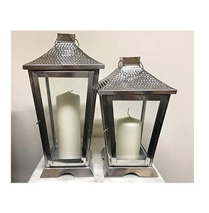 Reasonable Rate Stainless Steel Hanging <b>Tealight</b> Candle Holder <b>Lantern</b> Fashionable Customized Shaped Unique Design <b>Lanterns</b> - Product Image 1
