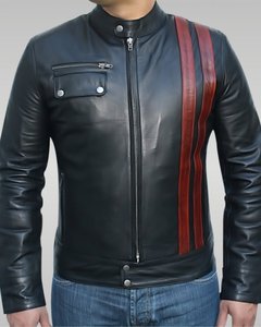 Vente en gros de vêtements de sport de course de moto coupe-vent anti-UV grande taille XL pour hommes, veste en cuir stylée, maillots avec logo design - Product Image 2