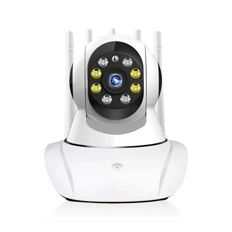 QZT Kamera Keamanan IP CCTV Tanpa Kabel, Monitor Bayi HD 1080P Dalam Ruangan WiFi
