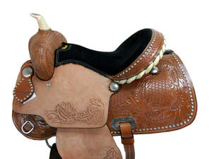 Selles de cheval de course Western en cuir véritable de qualité supérieure Ensemble d'accessoires durables - Product Image 3