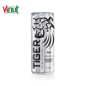 250ml Healthy Tiger Healthy Carbonated <b>Energy</b> <b>Drink</b> Made in Vietnam - Product Image 1