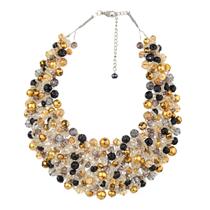 Gargantilla de perlas multicapa para niños de estilo romántico bohemio, Collar de cuentas de diamantes, cadena de clavícula Bohemia, joyería - Product Image 6
