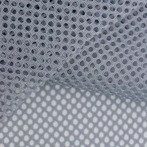 100% Polyester Tulle Mesh Embroidery Fabric For Laundry Bag