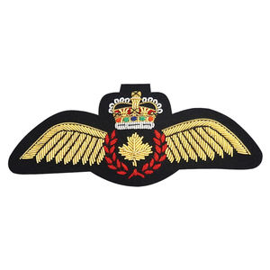 Professional product free design customized brand name logo woven embroidery badges for school uniform or other clothes - Product Image 4