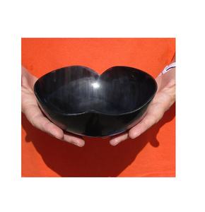 Horn Bowl for Soup Bowl Household Noodle Bowl for Customized Size and <b>Heart</b> <b>Shape</b> for Natural Black Horn Color for Sale - Product Image 1