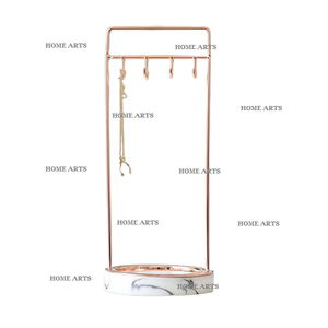 Support de stockage de bijoux de forme ronde de concepteur avec le présentoir de bijoux de table de base de marbre au plus bas prix - Product Image 1