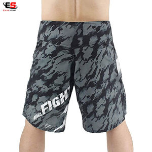 Short d'entraînement MMA extensible à 4 voies, Logo imprimé personnalisé, pièces - Product Image 2