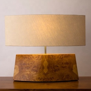 En bois courbé Lampe de Table - Product Image 1