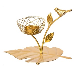 Bougeoirs votifs en fer thème nid pour la maison salon chambre garde-manger décoratif - Product Image 1