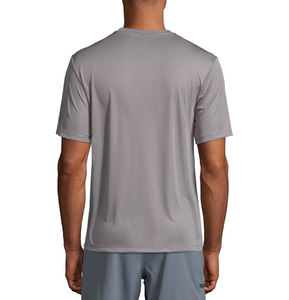 Camisetas de algodón de primera calidad para hombre Camiseta de gimnasio ajustada con estampado personalizado con diseño de logotipo - Product Image 6