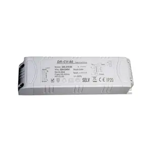 80W Triac Dimmable HA CONDOTTO il Driver 12V di alimentazione per la luce di striscia del LED