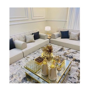 Majlis Majlis ชุดโซฟาตั้งพื้นรูปตัว L,ดีไซน์ Majlis แบบอาหรับสามารถปรับแต่งได้ - Product Image 1