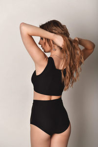 Shemax 2023 Top qualité vente chaude personnalisé en gros haut et bas ensemble Sandria' noir - Product Image 4