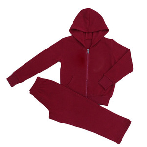 Ensemble jogging pour enfants, survêtement en coton/polaire, à capuche, fermeture éclair, vêtements pour bébés, vente - Product Image 4