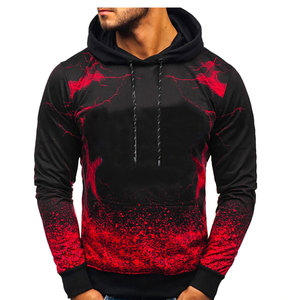 Personalizado propio logotipo hombres algodón poliéster impreso pulóver sudaderas con capucha al por mayor mejor diseño pulóver sudaderas con capucha - Product Image 1