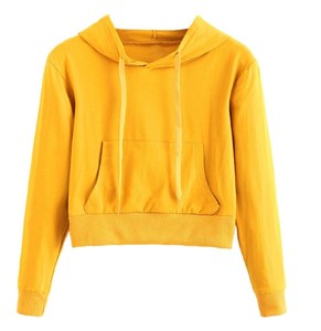 OEM-Sudadera corta con capucha para mujer, ropa para Parte Superior Femenina, personalizada, estilo a la moda - Product Image 1