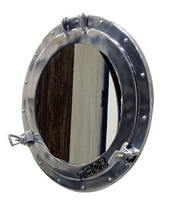 Single-Sided Rectangular Bathroom Wall Mirror Decorative Glass Panel With Rounded Corner Easy Hanging