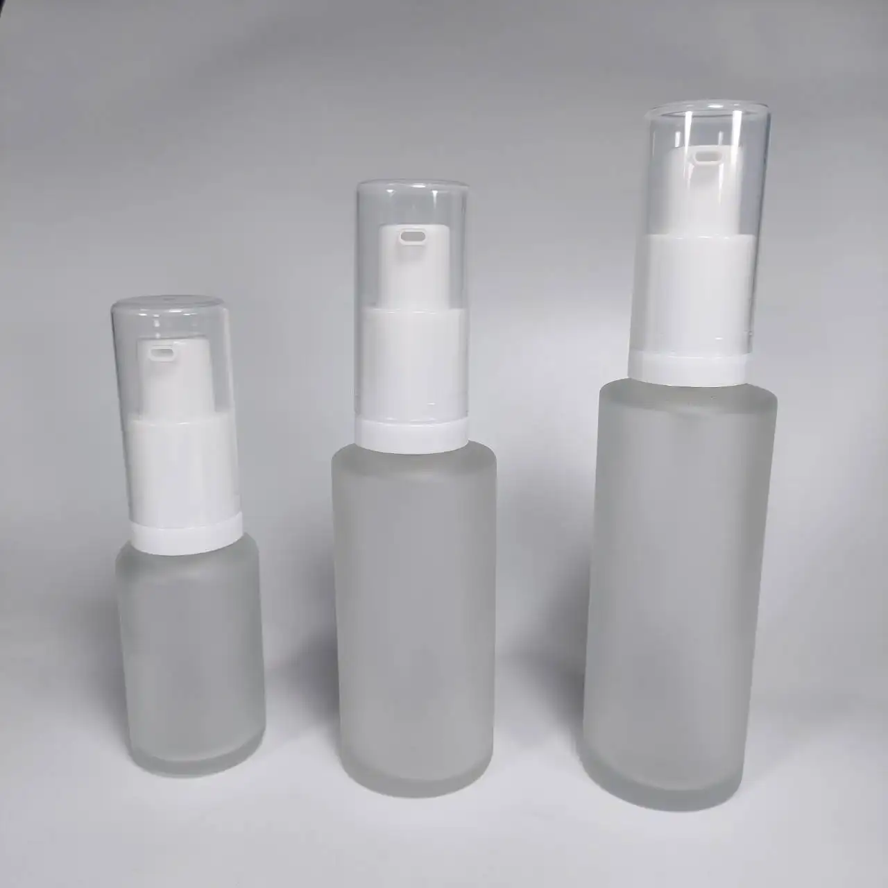 50ml small glass foam soap dispenser bottle