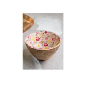 Bol décoratif rond en bois imprimé pour la maison/le bureau décoratif pour la forme Offre Spéciale pièce et Offre Spéciale - Product Image 1