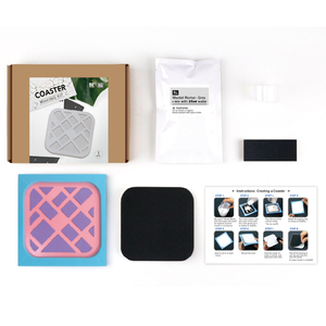 DIY Cement Coaster Craft Kit Handmade Concrete <b>Cup</b> <b>Mat</b> Living Room Table Decor Gift - Product Image 6