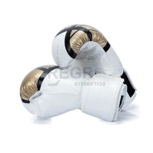 Guantes deportivos profesionales de PU de cuero de vaca de 14oz con logotipo personalizado para adultos, empuñaduras cómodas con patrón impreso, gimnasios de boxeo MMA - Product Image 4