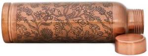 Best quality 100% Pure <b>Copper</b> <b>Bottle</b> with prints Antique Handmade Leak Proof Water <b>Bottle</b> in lowest price - Product Image 2