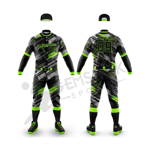 ชุดยูนิฟอร์มเบสบอลผู้ชายแบบสั่งทำพิเศษ พิมพ์ลายแบบ Sublimation ป้องกันแบคทีเรีย ป้องกันรังสียูวี แห้งเร็ว ระบายอากาศดี ดีไซน์ใหม่ ขายส่ง - Product Image 6