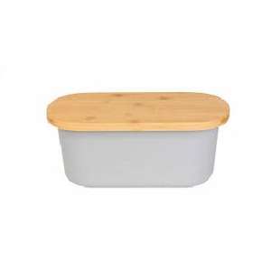 Boîte à pain rectangulaire classique en métal bac de rangement décoratif pour une utilisation en cuisine bac à pain élégant en forme de rectangle - Product Image 5