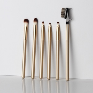 Vonira Handcrafted 11 vestito di Un Pezzo D'oro Spazzola Professionale di Trucco Set con la Fondazione di Polvere Minerale Occhio <span class=keywords><strong>Viso</strong></span> <span class=keywords><strong>Make</strong></span> <span class=keywords><strong>Up</strong></span> Spazzole Custom - Product Image 2