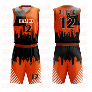 Uniforme de baloncesto juvenil para hombre, diseño personalizado de alta calidad, sublimado - Product Image 5