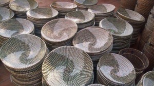 ของตกแต่งแบบแขวนผนังหลากสี,แผ่นแขวนผนังหญ้าทะเลใช้ตกแต่งบ้าน - Product Image 2