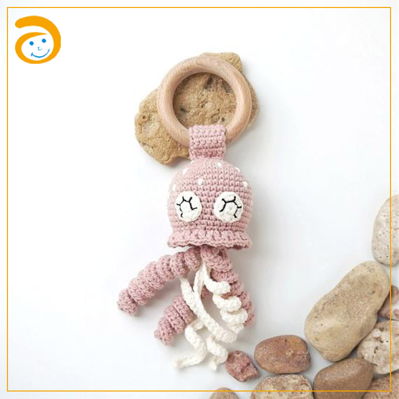 Детская погремушка, деревянная детская игрушка, сенсорные игрушки