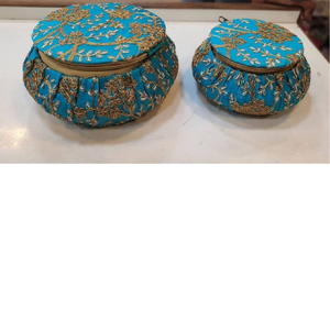 Boîtes à bijoux en tissu de brocade, personnalisées, brocart brodés à la main, convient à emballage et pour les cadeaux, 50 pièces - Product Image 1