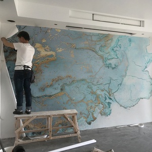 <span class=keywords><strong>Papier</strong></span> <span class=keywords><strong>Peint</strong></span> Mural 3D Bleu Moderne <span class=keywords><strong>pour</strong></span> Décoration et Design d'Intérieur - Product Image 5